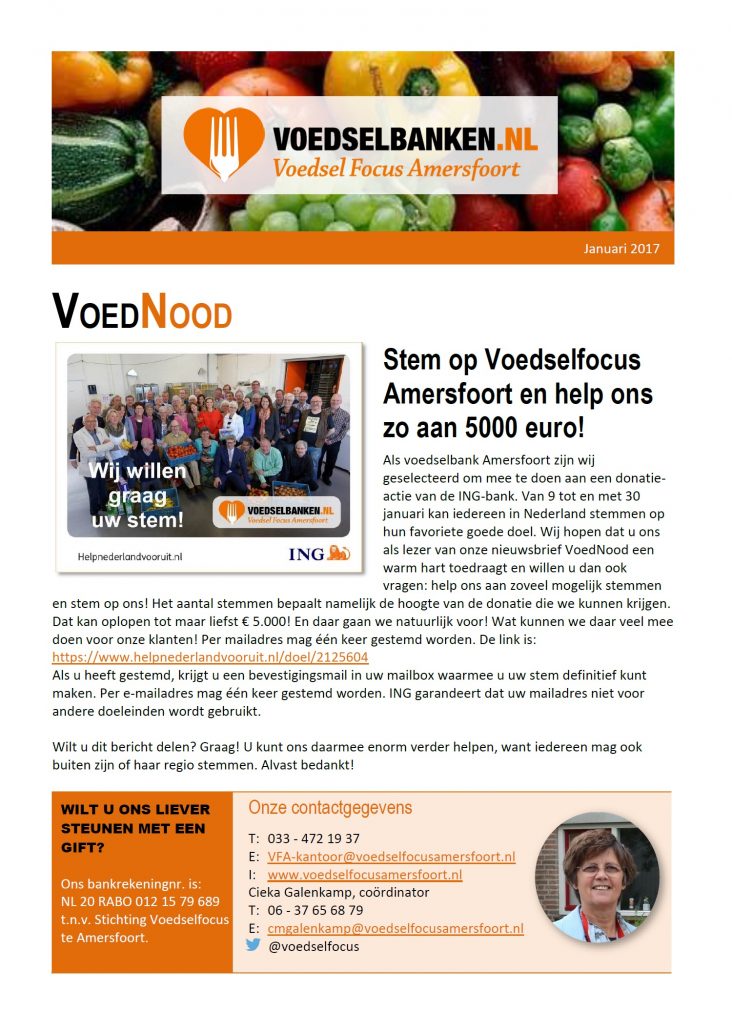 VoedNood januari 2017 - speciale editie